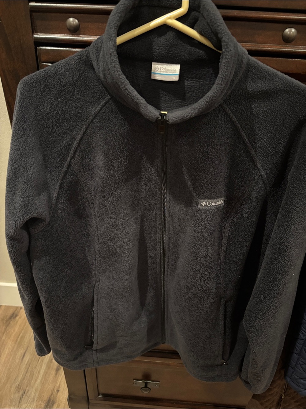 Columbia Kids Black Full‑Zip Fleece Jacket